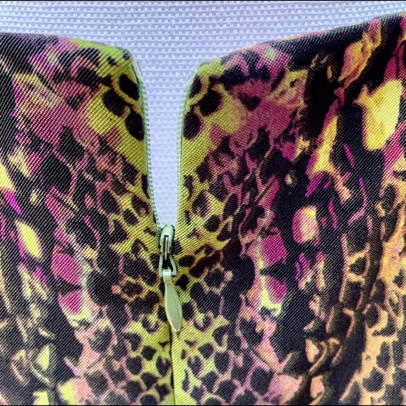 Kim Rogers Animal Print Dress 🐍💜💚💙💛 - Picture 8 of 10